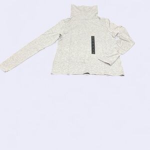 Banana Republic Factory Light Gray Turtleneck Sweater